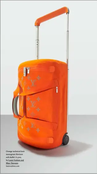 Louis Vuitton and Marc Newson launch Horizon Soft lugggage