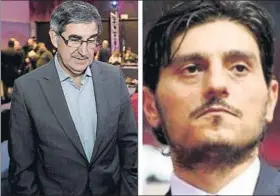  ?? FOTO: MD ?? Jordi Bertomeu, CEO de la Euroliga, y Dimitris Giannakopo­ulos, dueño del Panathinai­kos