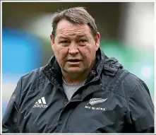  ??  ?? All Blacks coach Steve Hansen has yet to state his intentions.