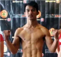  ?? Photo by Roderick Osis ?? BRAVE CF RETURN. Team Lakay’s Jeremy Pacatiw will be in the undercard of Brave Combat Federation on May 11, in Jakarta, Indonesia.