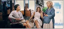  ??  ?? Angela Bassett, Felicity Huffman and Patricia Arquette star in Netflix’s Otherhood, directed by Sex and the City screenwrit­er Cindy Chupack.