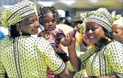  ?? Picture: EUGENE COETZEE ?? HONOURING TRADITION: Senegalese nationals in the Nelson Mandela Bay region held a march from the Horse Memorial to the Donkin Reserve in Central yesterday, to mark the Grand Magal of Touba. This is the annual religious pilgrimage, dating back to 1928,...