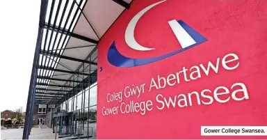  ?? Gower College Swansea. ??
