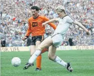  ??  ?? SORE ONE St Mirren star Ferguson sinks United in 1987 Cup Final after Tannadice namesake had goal chalked off