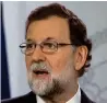  ??  ?? RAJOY: Will seek Senate’s nod to call elections in six months