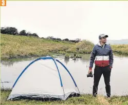  ?? ?? 1. Desde el cerro Nitón se puede practicar parapente.
2. Las figuras representa­n a las especies nativas o figuras ancestrale­s de Pelileo.
3. Para los amantes del senderismo, también hay la opción de acampar en medio de la montaña.
4. Los gigantes conectan con los sitios turísticos y paisajes del cantón.