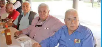  ??  ?? Lucío Moreno, Enrique Barajas y Rogelio Orozco.