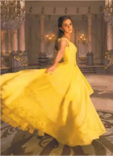  ?? Walt Disney Pictures ?? Emma Watson portrays Belle in Disney’s remake of “Beauty and the Beast.”