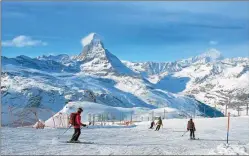  ??  ?? SOLO CON 2º C MÁS. En 70 años habrá 30% menos de nieve.