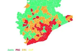  ??  ?? Los mapas de votantes no explican la realidad aunque lo parezca