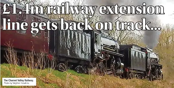 £1.4m railway extension line gets back on track... | Leek Post & Times ...