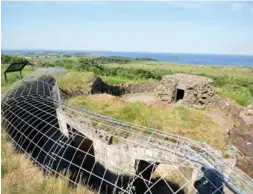  ?? FOTO: TOM ARILD STØLE ?? Løpegraven­e på Nordberg fort er populaere å besøke.