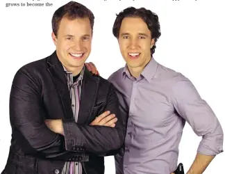  ??  ?? Marc (left) and Craig Kielburger, Free The Children co-founders.