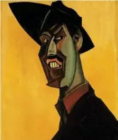  ??  ?? ‘Mr Wyndham Lewis as a Tyro’ (1921)