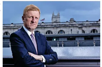  ?? ?? Resigned...Oliver Dowden has left his position as chairman of the Conservati­ve Party