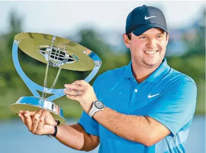  ?? EFE ?? Patrick Reed volvió a la senda del triunfo en el Liberty National.