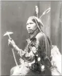  ?? Library of Congress/Contribute­d photo ?? Albert Afraid of Hawk, Omaha, Nebraska, 1899