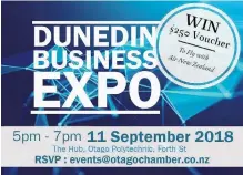  ??  ?? Tuesday’s Business Expo will feature up to 30 exhibitors,and is free entry to those that RSVP.