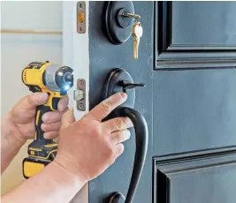  ?? DREAMSTIME ?? The locksmith field tends to attract its share of shady operators and outright scams, so it's important to find a good profession­al.