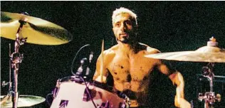  ?? AMAZON STUDIOS ?? Riz Ahmed plays Ruben, a noise-metal drummer who loses his hearing, in “Sound of Metal.”