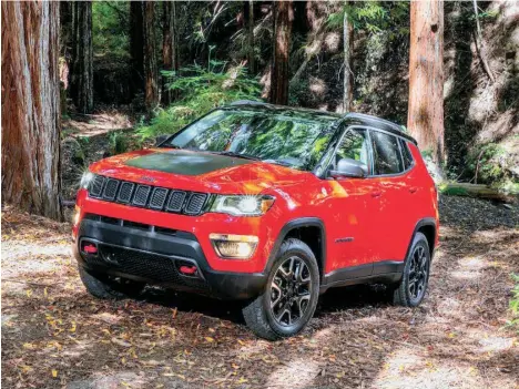  ?? FOTOS JEEP ?? El nuevo Jeep Compass viene con una mejor tracción para recorrer cualquier tipo de camino.