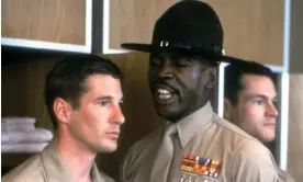  ?? Gentleman. Photograph: Paramount Pictures/Allstar ?? Lou Gossett Jr, centre, with Richard Gere, left, and David Keith, in An Officer and a