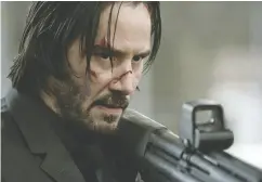  ?? ENTERTAINM­ENT ONE ?? Keanu Reeves as John Wick, who unlike practicall­y every other action hero in history, doesn’t need a sidekick.