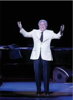  ?? Chris Sweda/Chicago Tribune/TNS ?? Tony Bennett performs at Ravinia Festival on Aug. 13, 2016, in Highland Park, Ill.