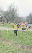  ?? ?? Action at the south-east schools cross country finals