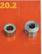  ??  ?? 20.2new
AA also included a
pilot bearing for the Chevy motor. Unlike the sintered brass unit, it is a seal and caged roller bearing designed to provide years of service.