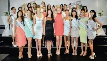  ?? PICTURE: LISA SKINNER / SUN INTERNATIO­NAL ?? The Miss South Africa Co and Cell C announced the 24 semi-finalists for the prestigiou­s beauty competitio­n, at The Maslow Hotel in Sandton yesterday.