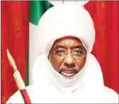  ??  ?? Sanusi Lamido Sanusi