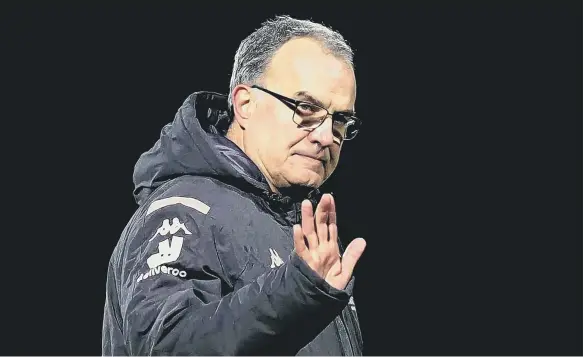  ??  ?? Leeds United manager Marcelo Bielsa.