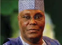  ??  ?? Atiku