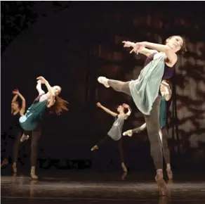  ??  ?? Sixth Breath by Alberta Ballet’s Christophe­r Anderson.