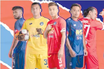  ??  ?? The new Sabah FC’s Lotto-branded official jersey for the 2021 Malaysian League campaign.