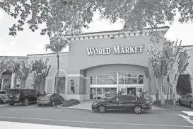  ?? NICOLE RAUCHEISEN/NAPLES DAILY NEWS ?? A Florida location of World Market. The food, furniture and decor chain announced it will open a store at the Bergen Town Center in Paramus.