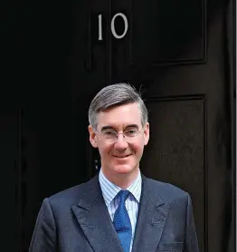  ?? ?? ● Jacob Rees-Mogg calls the parties controvers­y ‘trivial fluff’ writes Frank Rice; inset, the Queen has seen less of the PM