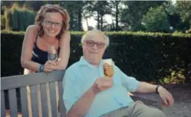  ?? FOTO ERWIN REYSKENS ?? Anne-Catherine samen met haar vader, bezieler van de brouwerij Alken.