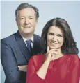  ??  ?? Piers Morgan and Susanna Reid don’t discuss their pay