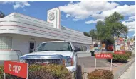  ?? ASSOCIATED PRESS ?? The Route 66 Diner in Albuquerqu­e, N.M., was once a gas station along the famed Route 66 that once connected motorists from Illinois to California.