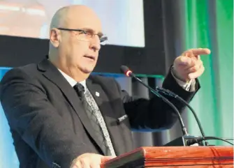  ??  ?? Le président des Producteur­s de lait du Québec, Bruno Letendre, a répliqué vivement aux attaques des transforma­teurs américains.