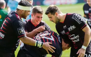  ?? (Photos Dominique Leriche) ?? En s’imposant à Perpignan, les Toulonnais ont laissé entrevoir quelques belles promesses... pour la saison prochaine.