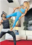  ??  ?? In the public eye: Derulo with his girlfriend Jena Frumes in one of their Tiktok videos