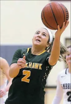  ?? Haley Nelson/Post-Gazette ?? Blackhawk’s Mackenzie Amalia is one of the top sophomores in the WPIAL and already drawing college interest.