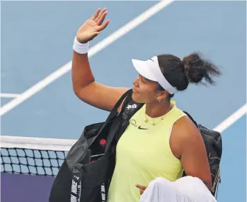  ?? / AP ?? Regreso. Naomi Osaka asegura sentirse más confiada en sí misma.