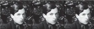  ?? Zeitgeist Films/ Cecil Beaton Studio Archive at Sotheby’s ?? A young Cecil Beaton appears in a triple-self-portrait from the late 1910s.