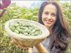  ?? SUBMITTED ?? Canadian gardening author Niki Jabbour, who is based in Halifax, N.S., said she likes to recommend people try new things in their garden each year. This year the popular choice in the Maritimes is cucamelons. They look like grape-sized watermelon­s but they taste like a cucumber with a hint of citrus. They grow on delicate-looking vines but are robust and produce 300 to 400 of these fruits all summer long. Jabbour is coming to Charlottet­own to give a presentati­on on Tuesday, June 19.