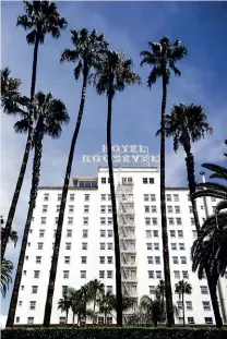  ??  ?? BELOW: The Hotel Roosevelt also claims its own spectral Marilyn.