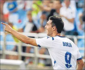 ?? FOTO: MD ?? Enorme la temporada de Borja Bastón en el Real Zaragoza